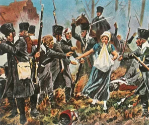 Johanna Stegen bei den Kämpfen in Lüneburg, 2. April 1813, 1936