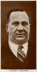 Johnny Sharpe, britischer Boxmanager, 1938