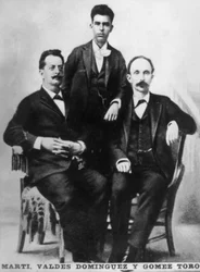 Jose Marti, Fermin Valdes Dominguez und Gomez Toro, Key West, Florida, USA