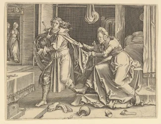 Joseph und Potiphars Frau Kopie, 17. Jahrhundert