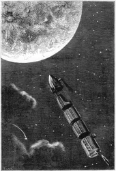 Jules Verne 1828-1905, Von der Erde zum Mond, 1865