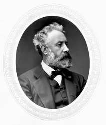 Jules Verne, französischer Abenteuer- und Science-Fiction-Autor, ca. 1880