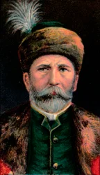 Julius Justh, Präsident des Unterhauses des ungarischen Parlaments, 1906
