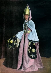 Kabardinische Frau, ca. 1890