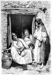 Kabyle Familiengruppe, Algerien