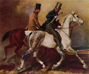 Kaiser Wilhelm I. 1797-1888 als Prinz von Preußen. - Gemälde von Krüger, 1934
