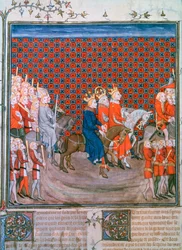 König Karl IV. betritt Paris, 1375-1379