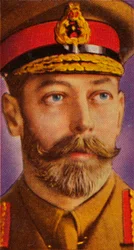 König Georg V. in Felduniform während des Ersten Weltkriegs, ca. 1914-1918, 1935