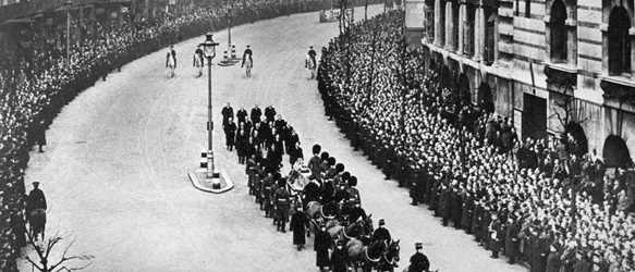 Begräbnisprozession von König Georg V., London, Januar 1936