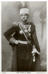 König Peter I. von Serbien, um 1903-1918