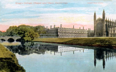 Kings College, Kings College Chapel und Clare College, Cambridge, frühes 20. Jahrhundert