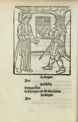 La Farce de maître Pathelin, ca. 1490