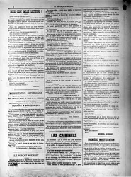 La Republique Sociale Zeitung vom 13. Oktober 1881