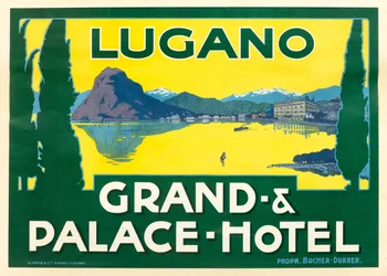 Luganersee. Grand und Palace Hotel