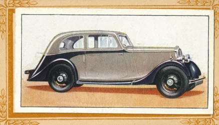 Lanchester 10 Stromlinien-Limousine, ca. 1936