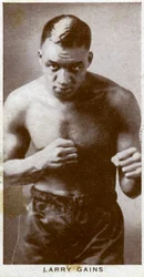 Larry Gains, kanadischer Boxer, 1938