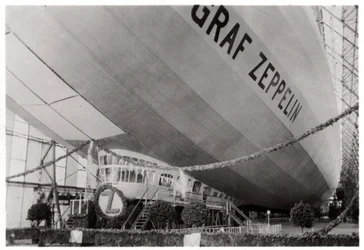 Startzeremonie für Zeppelin LZ127 Graf Zeppelin, Friedrichshafen, Deutschland, 9. Juli 1928, 1933