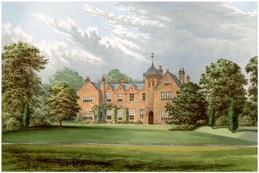 Lea, Lincolnshire, Heimat von Baronet Anderson, ca. 1880