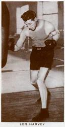 Len Harvey, britischer Boxer, 1938