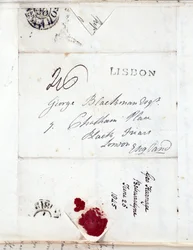 Brief von Hauptmann J. L. Blackman, Coldstream Guards