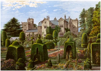 Levens Hall, Cumbria, ca. 1880