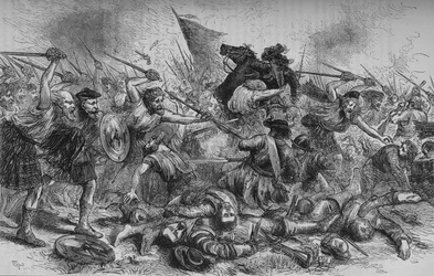 Lochiels Angriff bei Killycrankie, 27. Juli 1689, ca. 1880