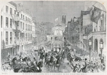 Londons Begrüßung von Prinzessin Alexandra, 1863