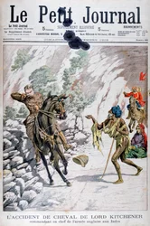 Lord Kitcheners Reitunfall, Indien, 1903