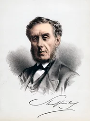 Lord Shaftesbury, englischer Staatsmann, Moralphilosoph, Philanthrop und Fabrikreformer, um 1880