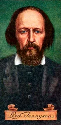 Lord Tennyson, aus einer Serie von Zigarettenkarten, 1935