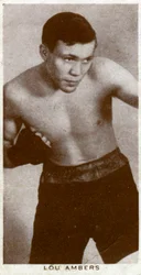Lou Ambers, amerikanischer Boxer, 1938
