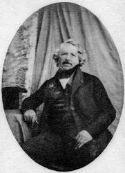 Louis Daguerre, französischer Fotografie-Pionier, um 1845-1851