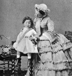 Louis Napoleon, Prinz Imperial, als kleines Kind, ca. 1858