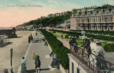 Lower Parade, Folkestone, spätes 19. - frühes 20. Jahrhundert