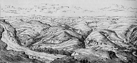 Magdala und das Tal des Bashilo, ca. 1880