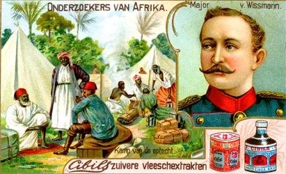 Major von Wissman, deutscher Soldat, ca. 1900