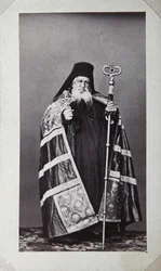 Makarios, Erzbischof des St. Panteleimon-Klosters auf dem Berg Athos, Griechenland, 1870er