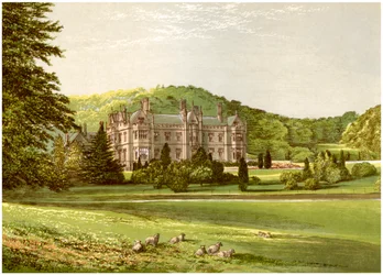 Mamhead, Devon, Heimat von Baronet Newman, ca. 1880