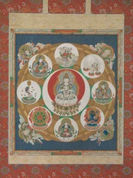 Mandala des Ein-Silben-Goldenen Rades