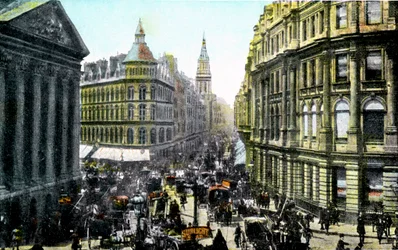Mansion House und Cheapside, London, frühes 20. Jahrhundert