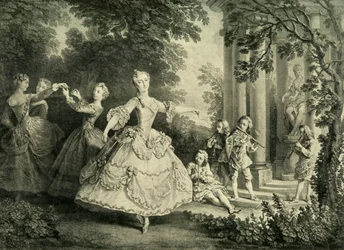 Marie Sallé tanzt, 1732, 1908