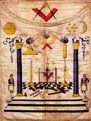 Schurz eines Meistermaurers, 18. Jahrhundert