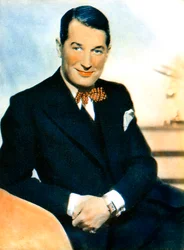 Maurice Chevalier, französischer Schauspieler und beliebter Entertainer, 1934-1935