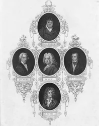 Medallionporträts britischer Komponisten, frühes bis mittleres 19. Jahrhundert