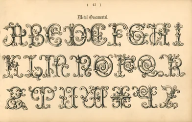 Metallornamente, 1862