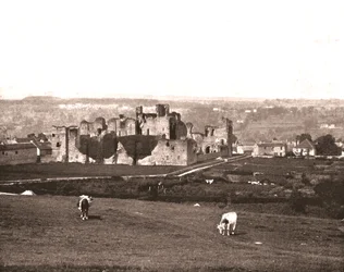 Middleham Castle, Yorkshire, 1894