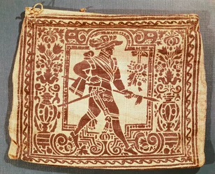 Briefsack eines Militärpostboten während des Dreißigjährigen Krieges (1618-48)