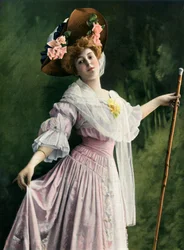 Mlle. Marthe Regnier, Rolle der Jacqueline. - La Passerelle. - Vaudeville, 1904