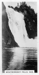 Montmorency-Fälle, Quebec, Kanada, ca. 1920er