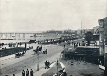 Morecambe - Die Promenade, 1895
